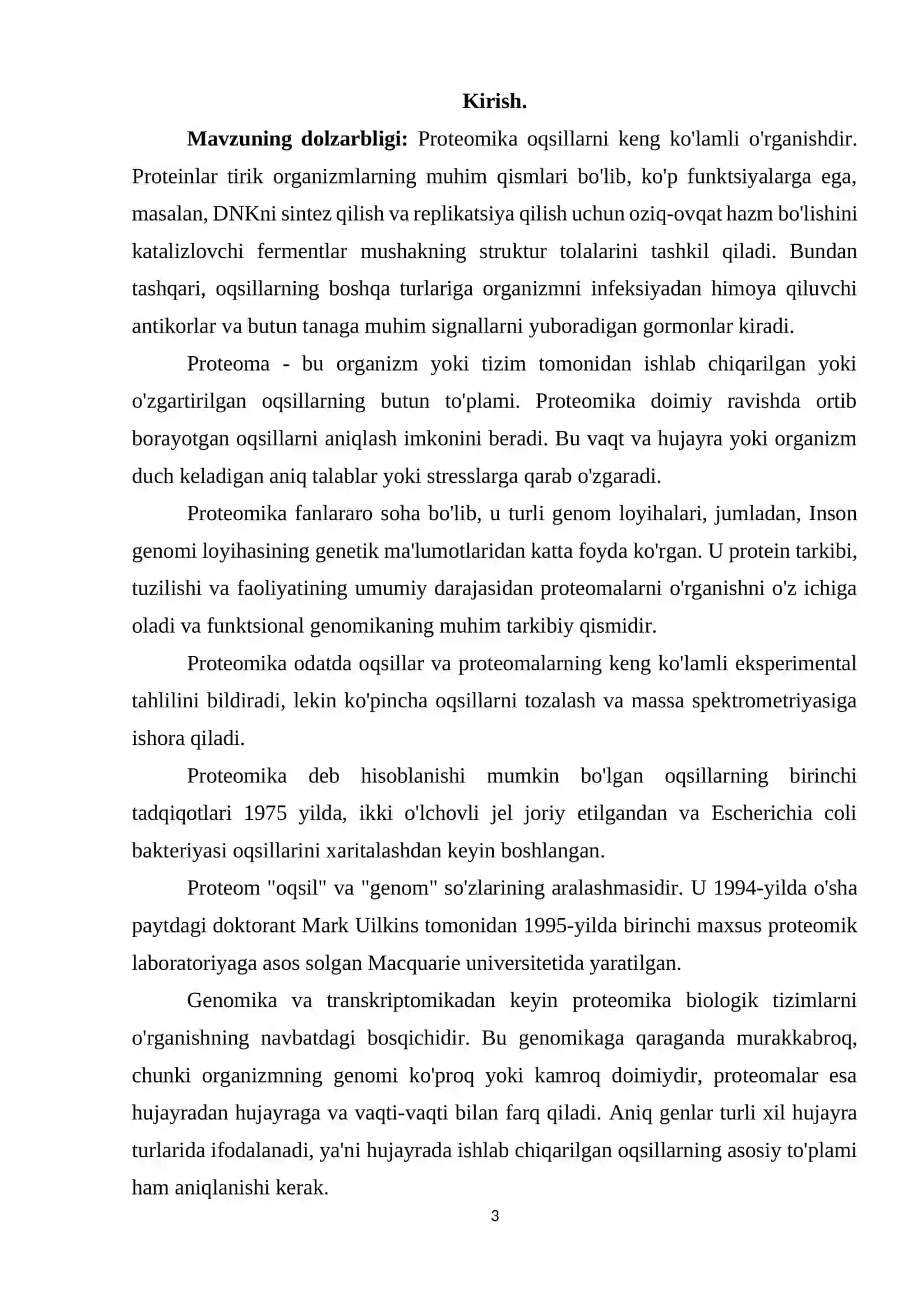 Proteomika fani va uning istiqbollari 3