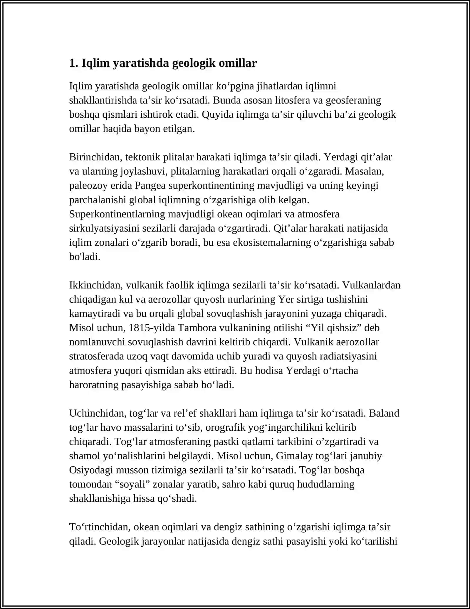 IQLIM YARATUVCHI FAKTORLAR 3