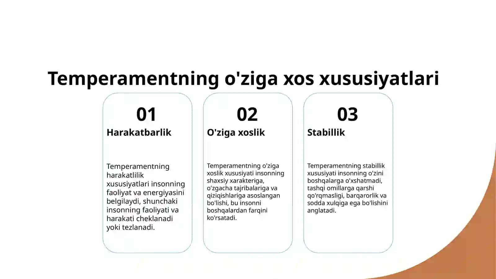 Oliy nerv faoliyati tiplari va aniqlash usullari 3