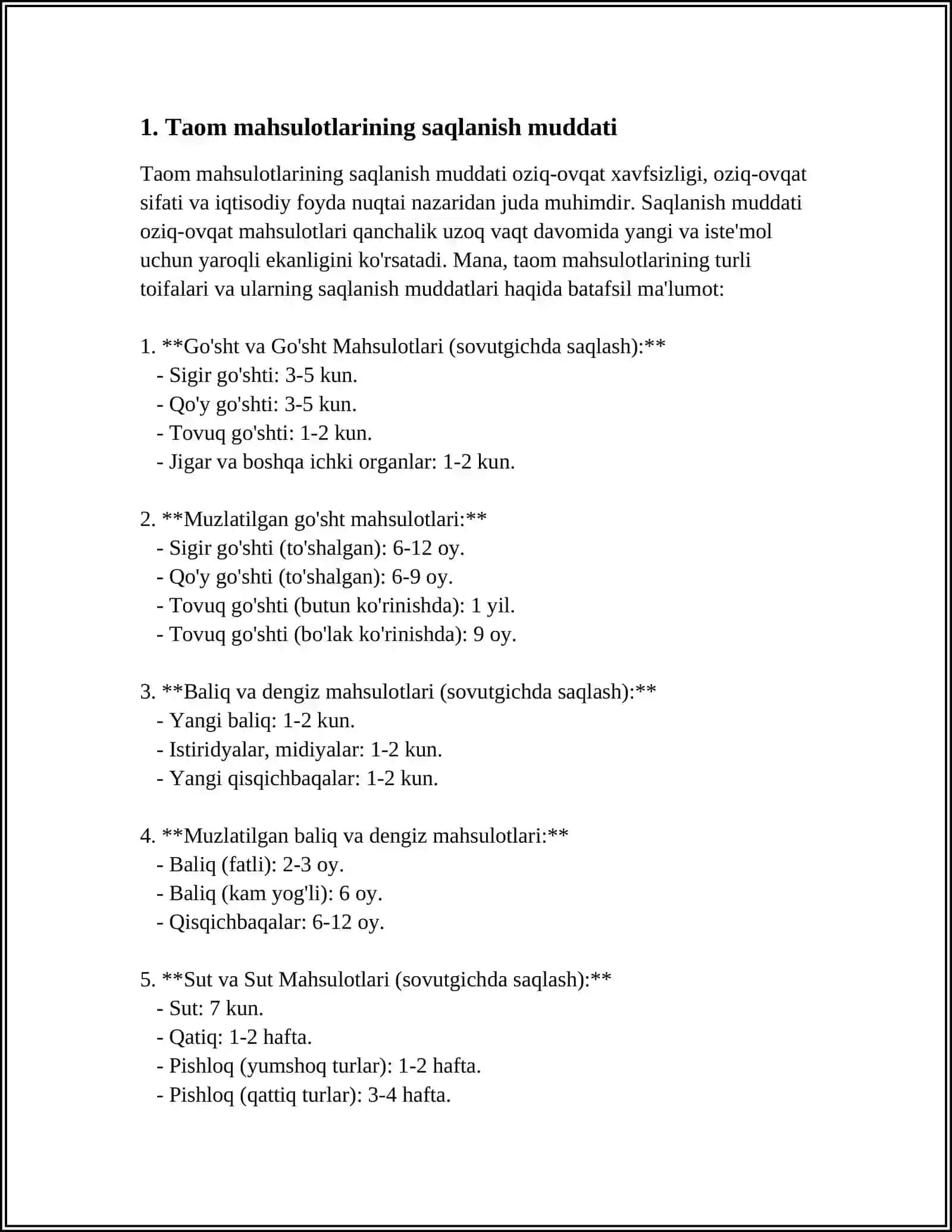 OZIQ-OVQAT MAHSULOTLARINING XAVFSIZLIGI 3