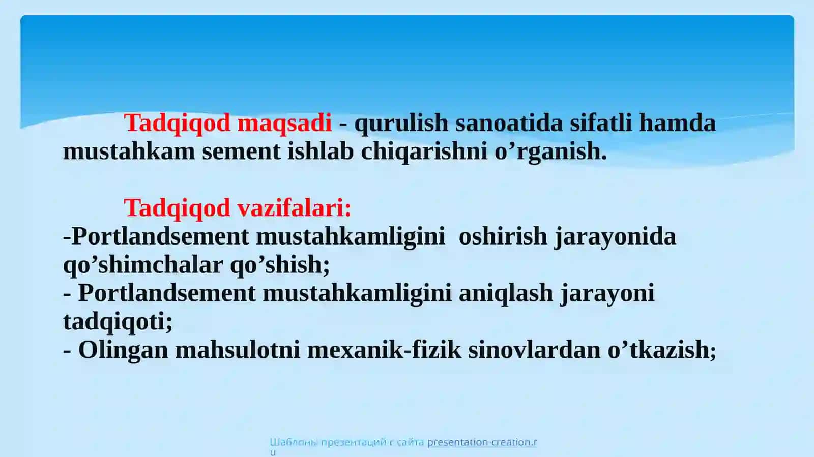 Sement ishlab chiqarishd amustahkamlik va qovushqoqlik 3