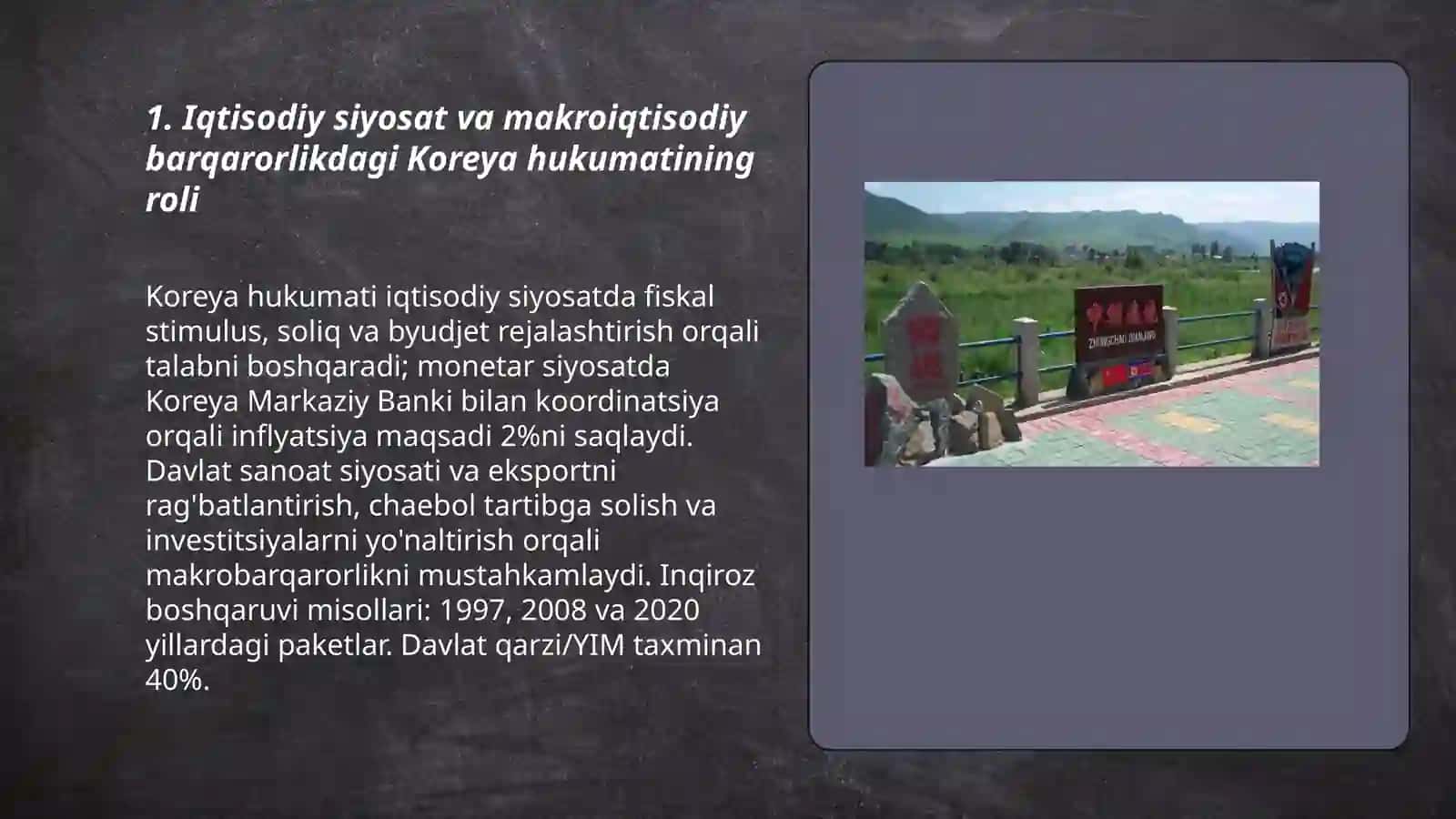 Koreya hukumatining roli 3