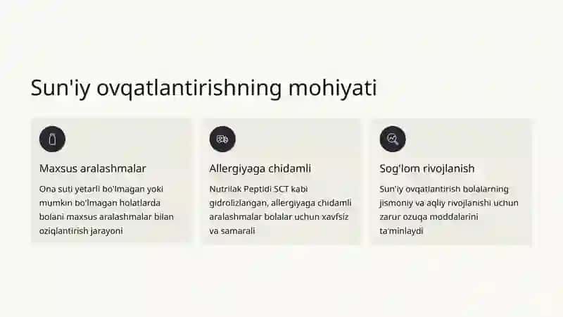 Sun'iy ovqatlantirish va aralash ovqatlantirish asoslari 3