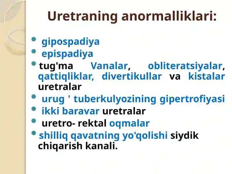 Jinsiy olat tug’ma rivojlanish nuqsonlari 3