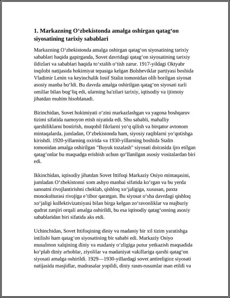 MARKAZNING OʻZBEKISTONDA AMALGA OSHIRGAN QATAGON SIYOSATI 3