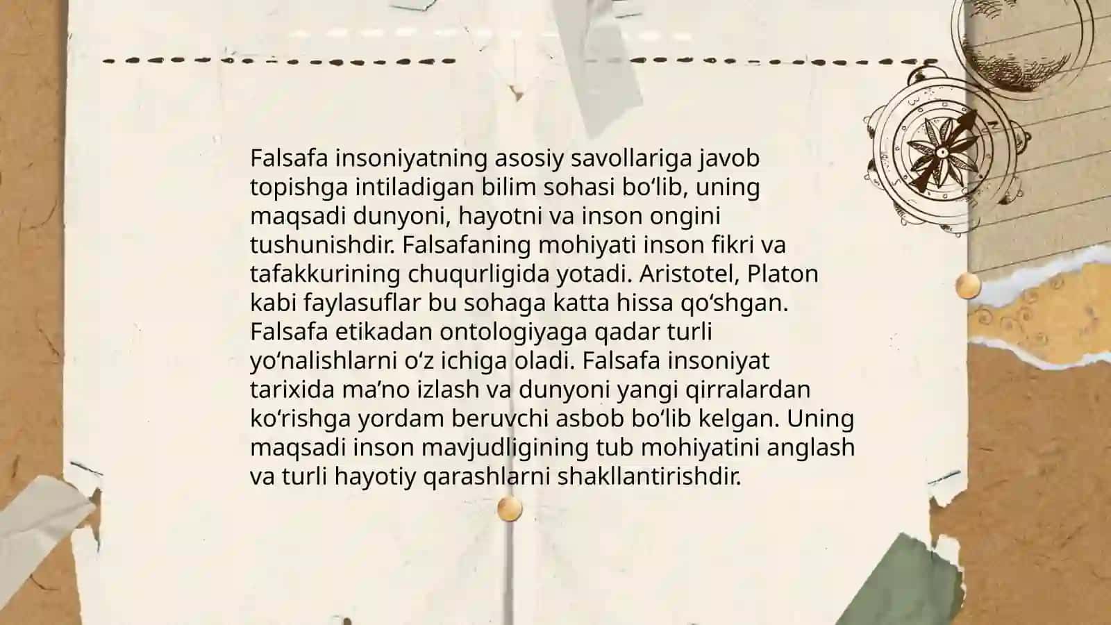 Falsafaning mohiyatiga oid Sharq va Gʻarb mutafakkirlari tariflarini tasniflash 3