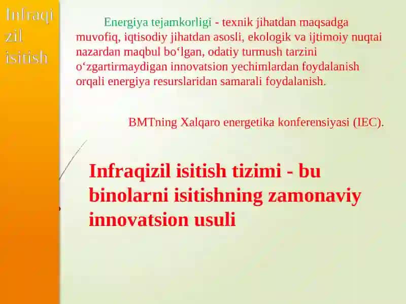 Infraqizil isitishtizimi 3