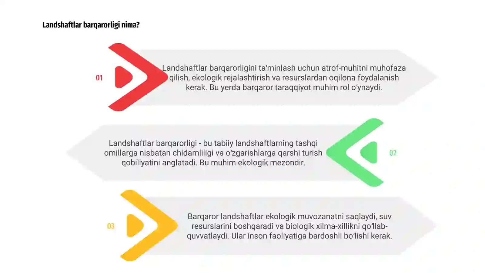 Landshaftlar barqarorligi 3