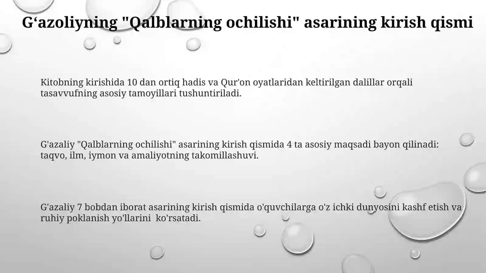 "Qalblarning Ochilishi" 3