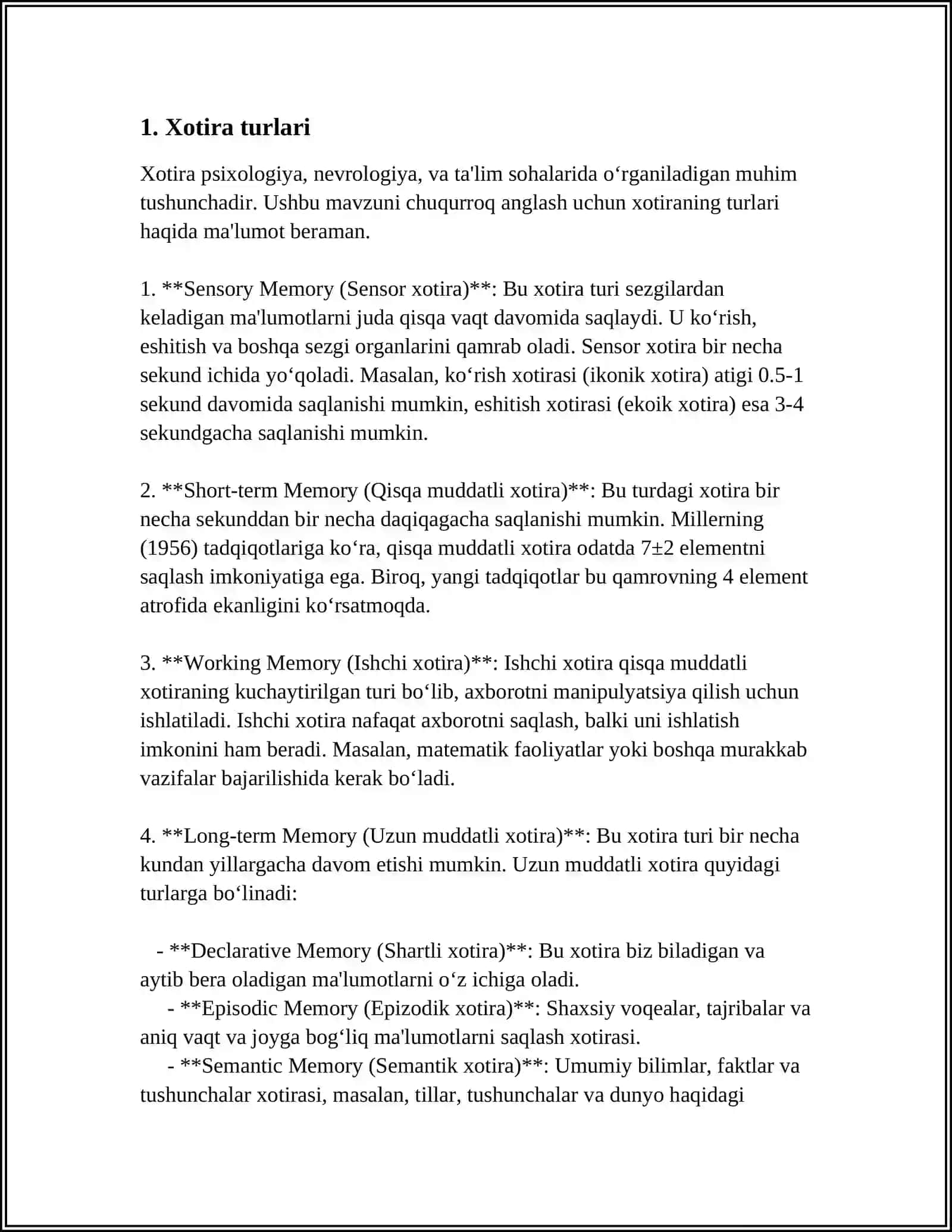 Xotiraning Fizsiologik Asoslari 3