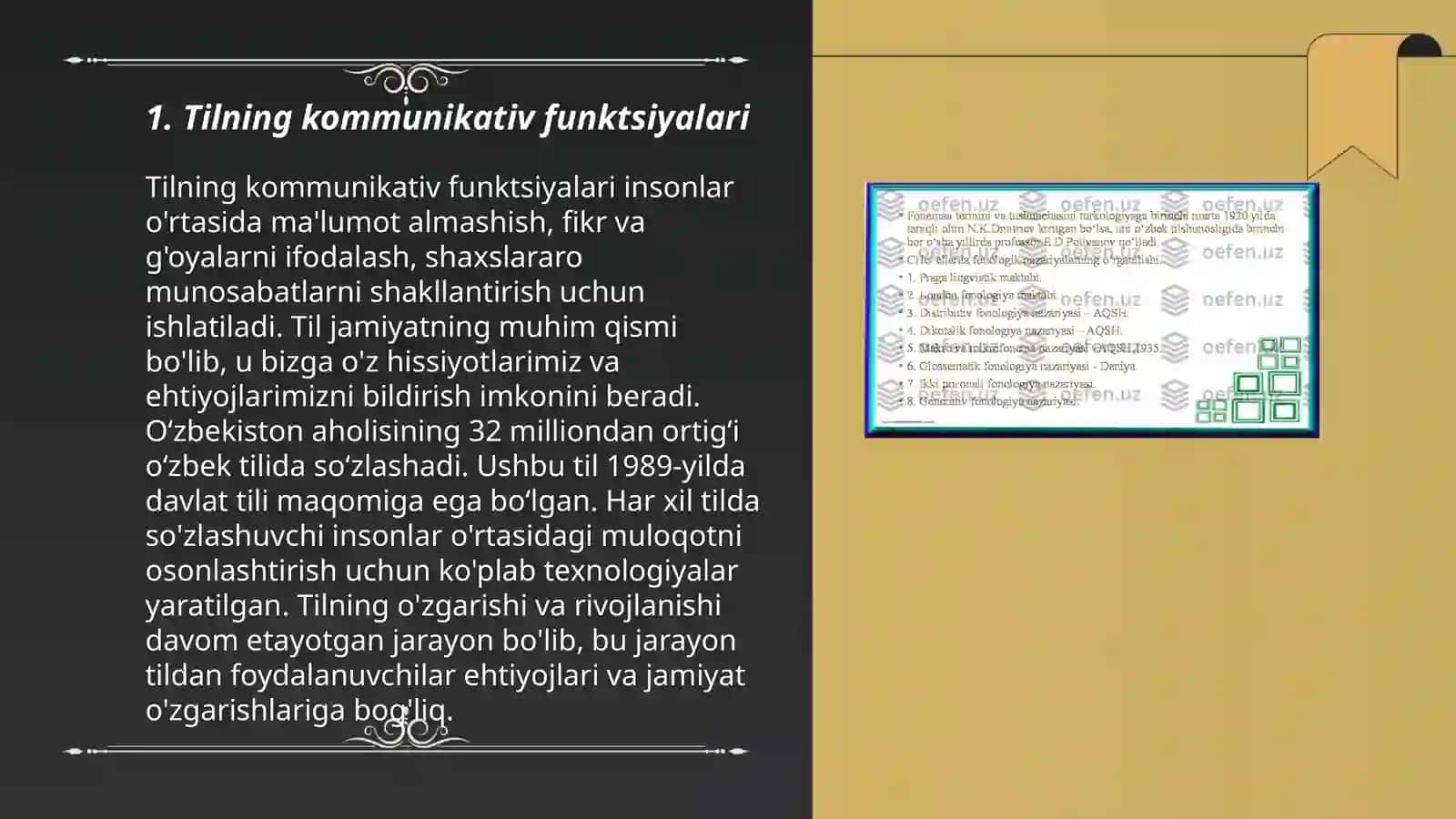 Tilning tizim sifatidagi mohiyati 3