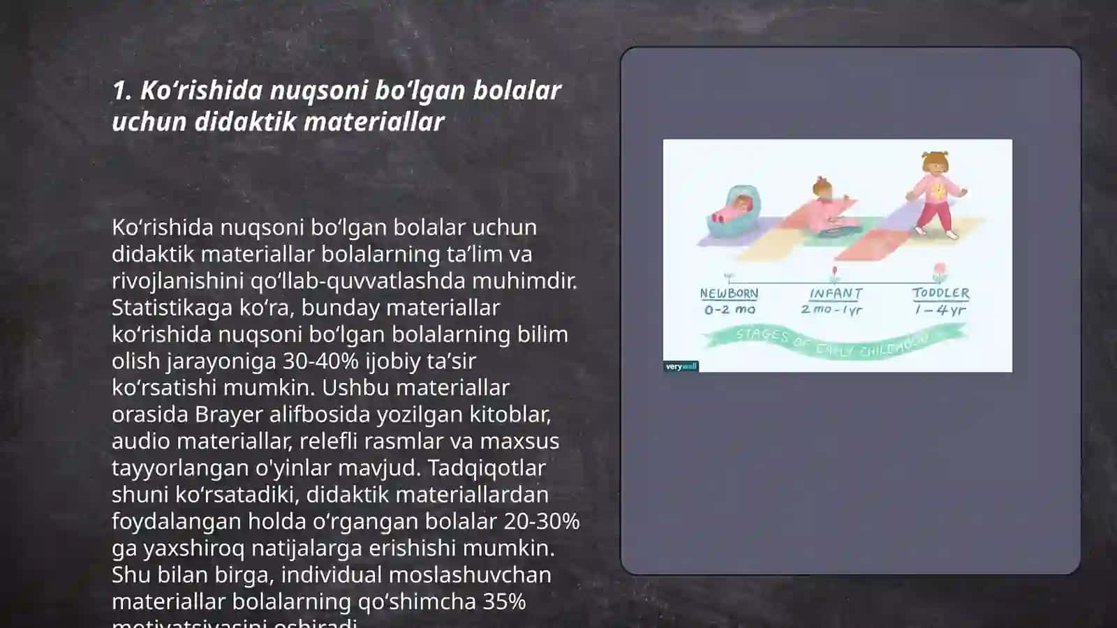 Koʻrishida nuqsoni boʻlgan bolalar tarbiyasi 3