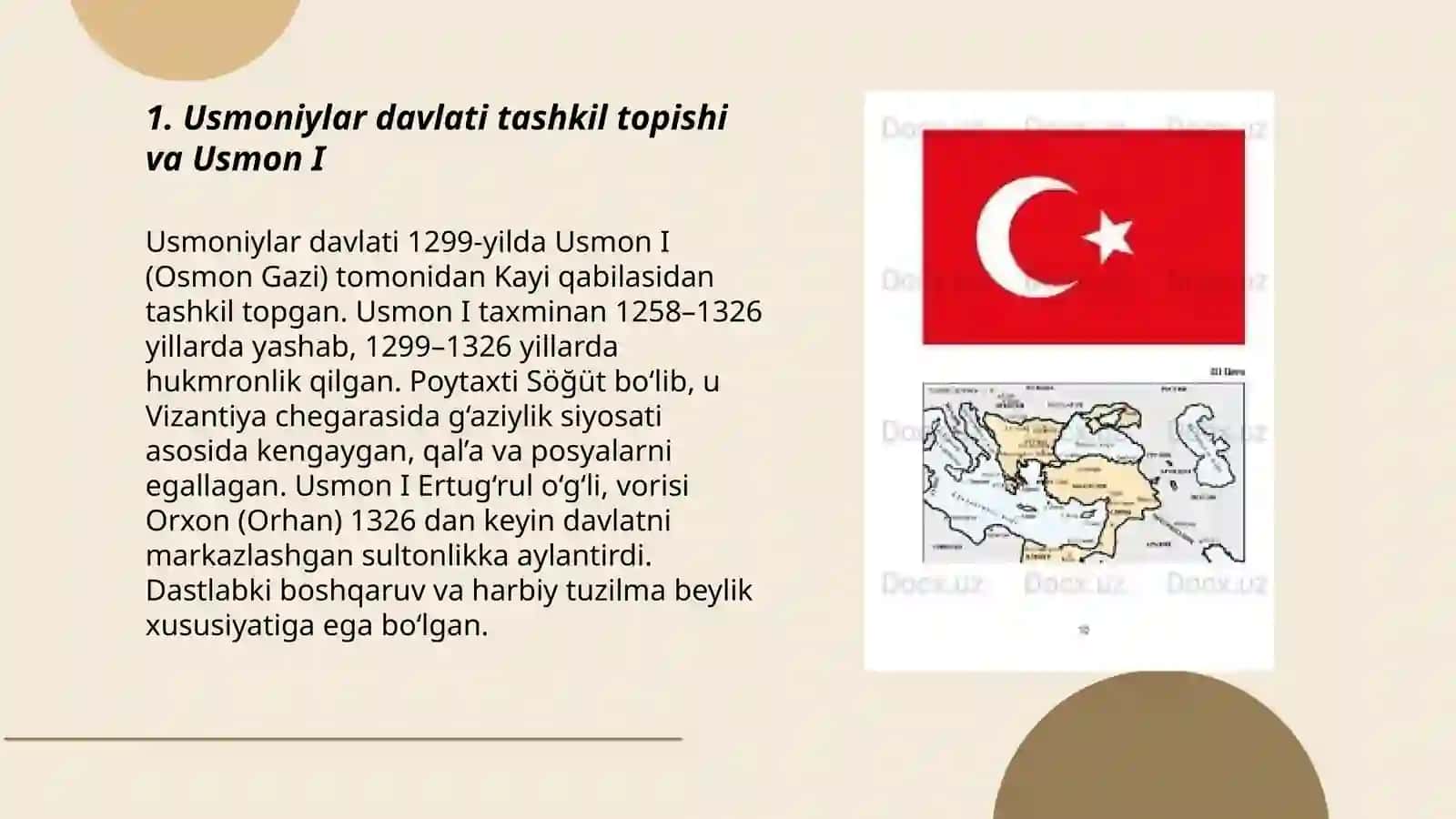 Uch qit'ani birlashtirgan sultonlik(Usmoniy turklar davlati) 3