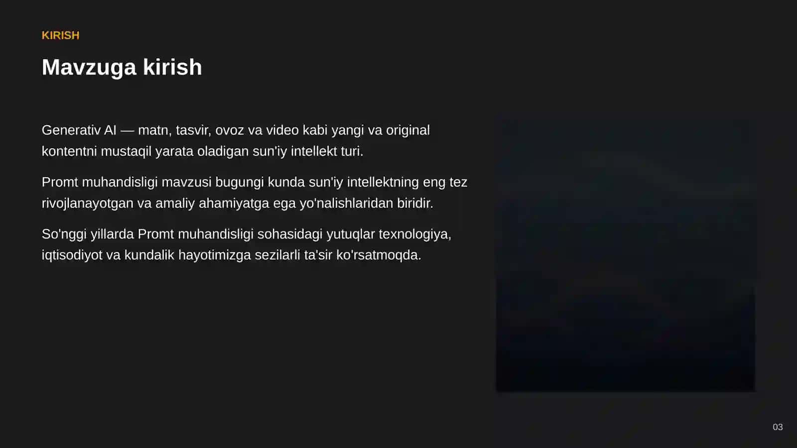 PROMT muhandisligi 3