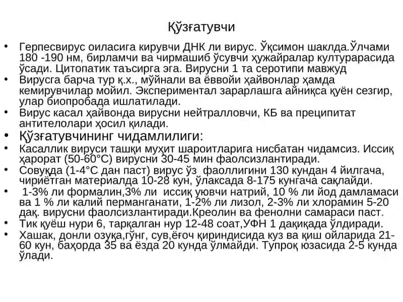 Ауески касаллиги ваунгақарши кураштадбирлари 3