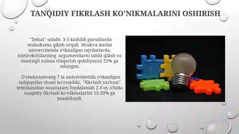 Mustaqil fikrlashning shakllanishi vositalari 3