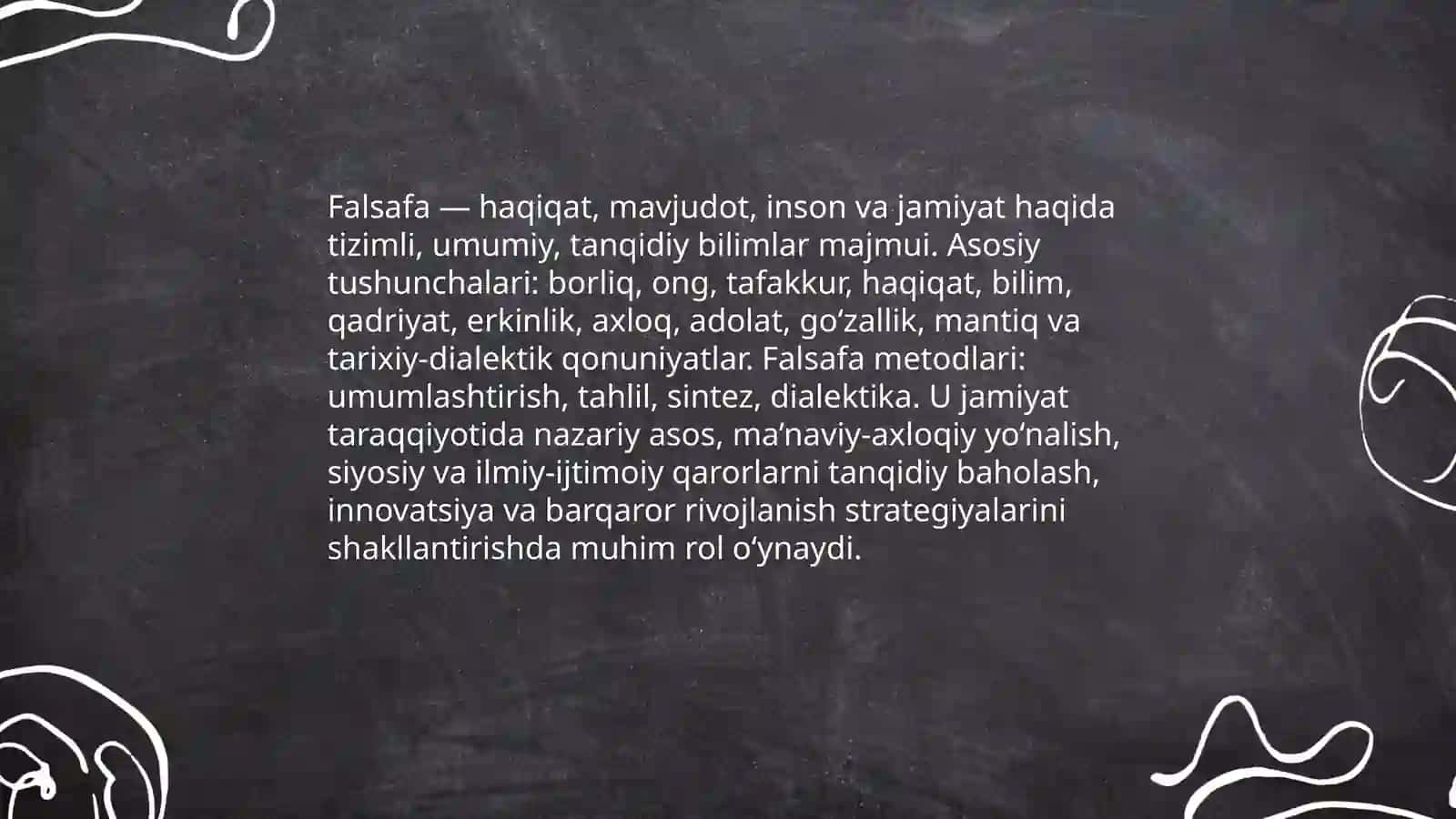 Falsafaning mohiyati jamiyat taraqqiyotidagi oʻrni 3