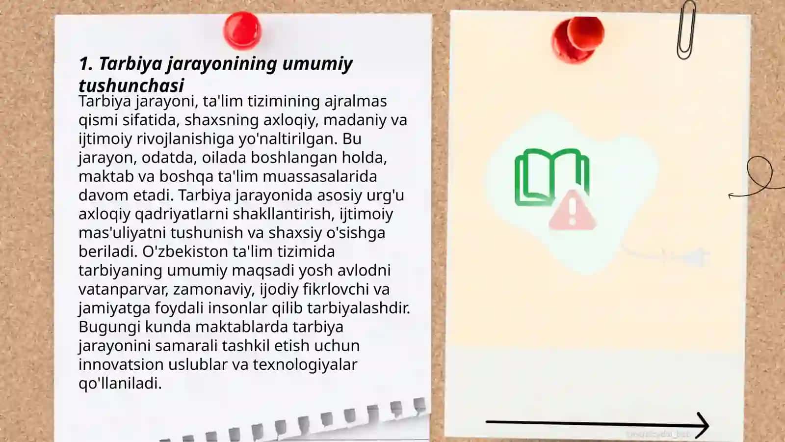 Tarbiya jarayonining mohiyati va mazmuni 3