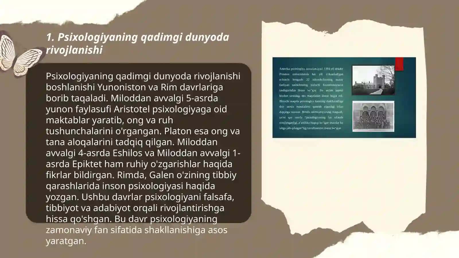 Pisixologiya fanining rivojlanish tarixi va fanning yirik maktablari 3