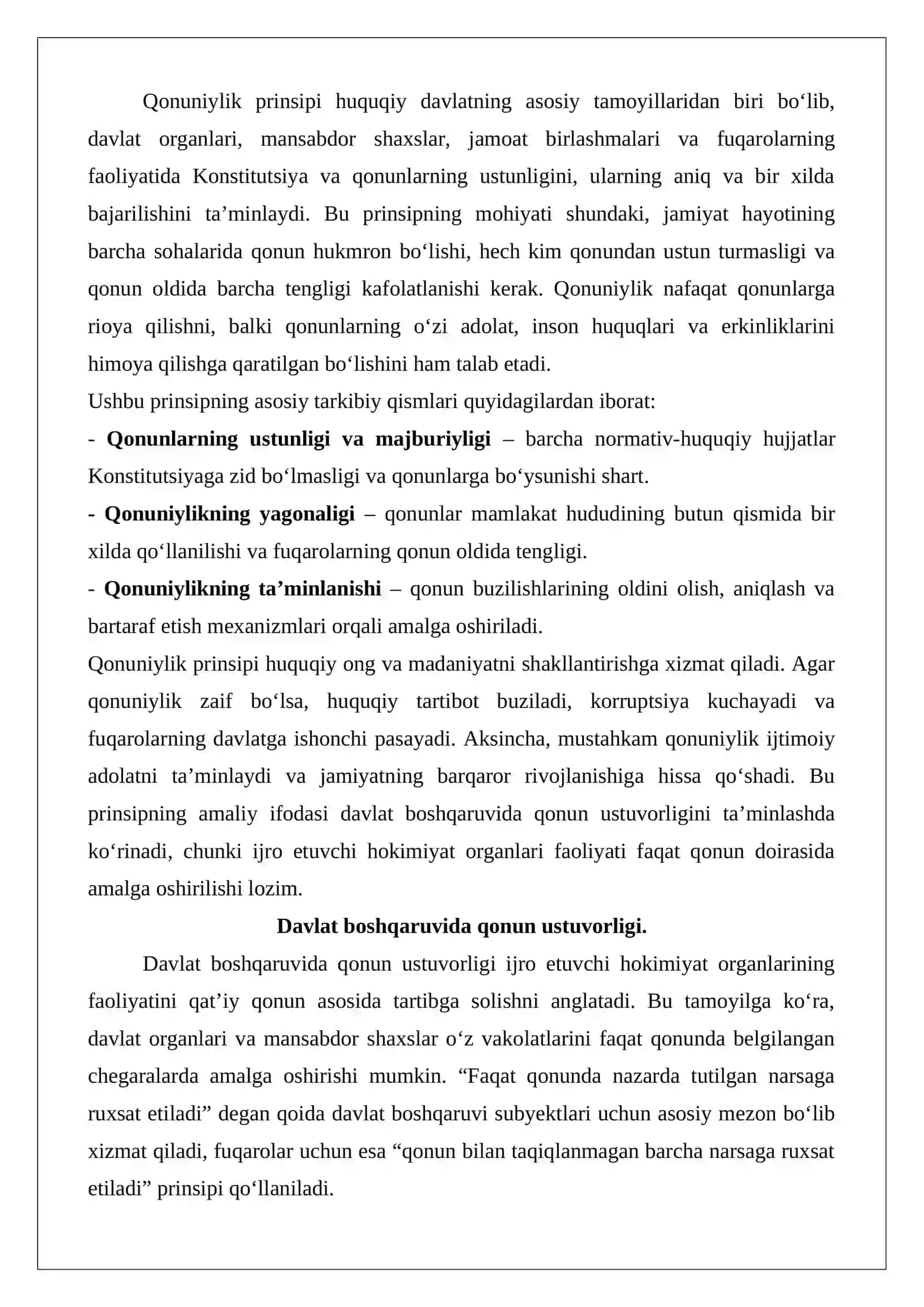 Qoraqalpog‘iston Respublikasida davlat organlari tizimida qonuniylikni ta’minlash 3