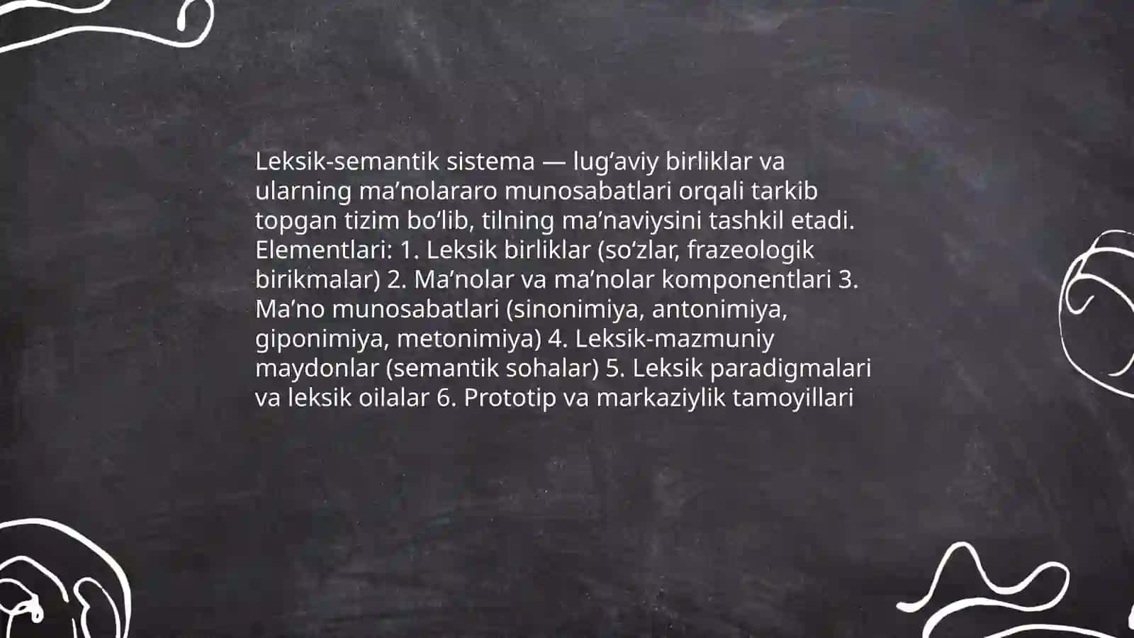 Leksik-semantik sistemalar 3