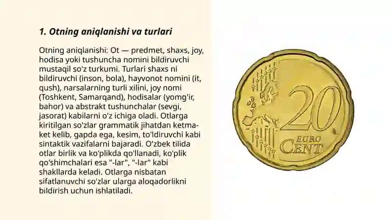 Ot, sifat sòz turkumlarini òrganish yuzasidan 3 - 4 - sinflar uchun metodik tavsiyalar ishlab chiqish 3