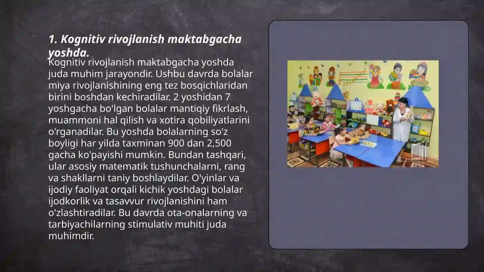 Maktabgacha yosh davrida rivojlanish xususiyatlari 3