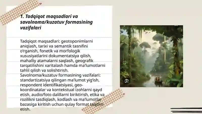 Geotoponimik dala tadqiqotlari uchun savolnoma va kuzatuv formasini ishlab chiqish 3