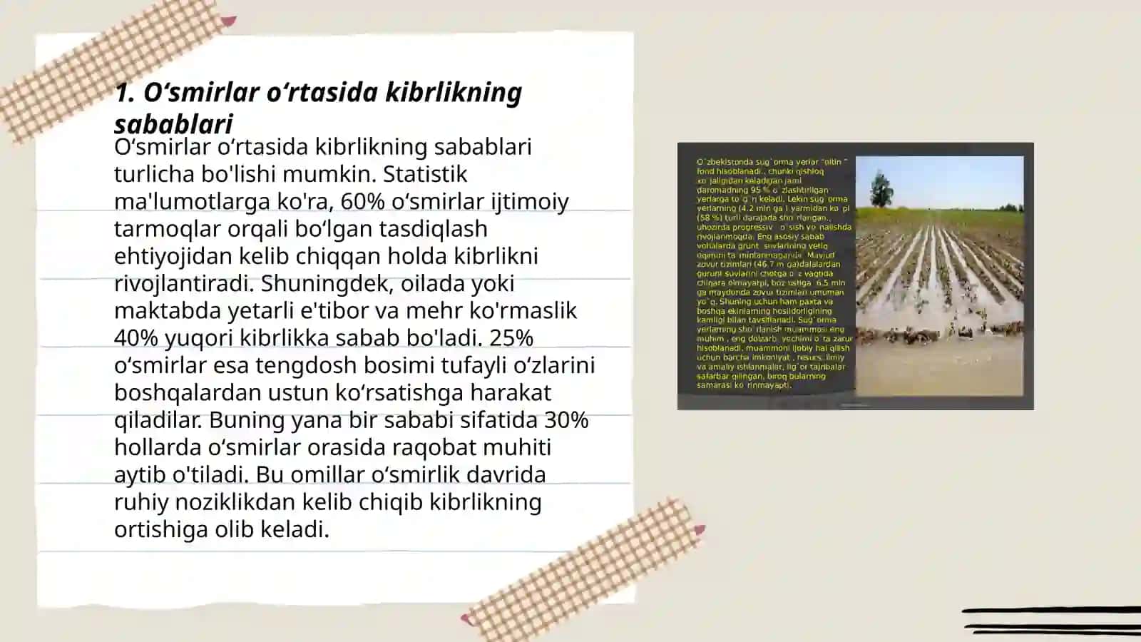 Oʻsmirlar orasida kibrlik muammosi 3