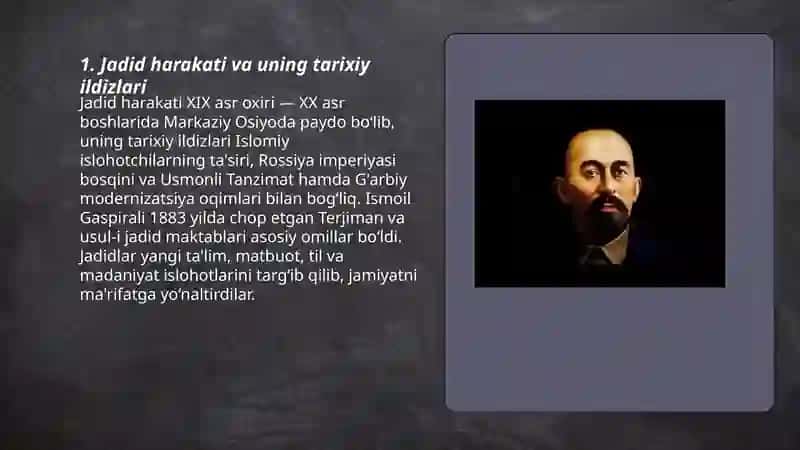 Jadid ma’rifatparvarlarining o’lka ijtimoiy ma’naviy hayotida tutgan o’rni 3