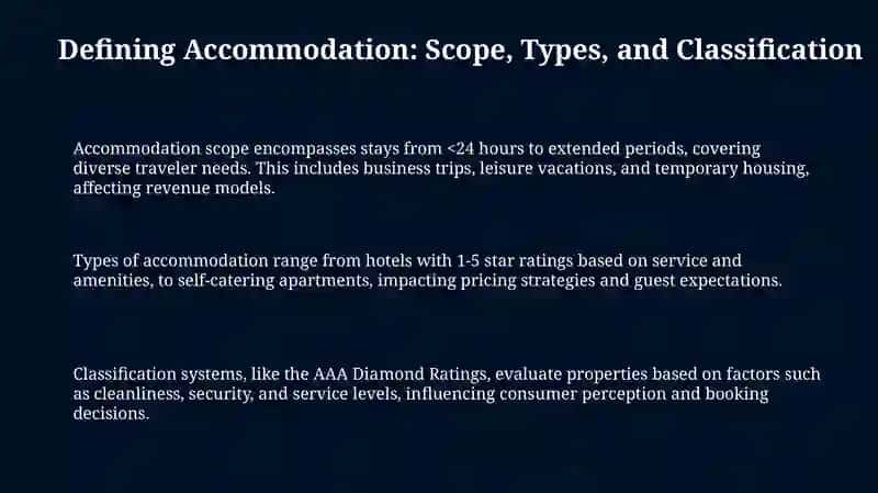 Accommodation services in tourism 3