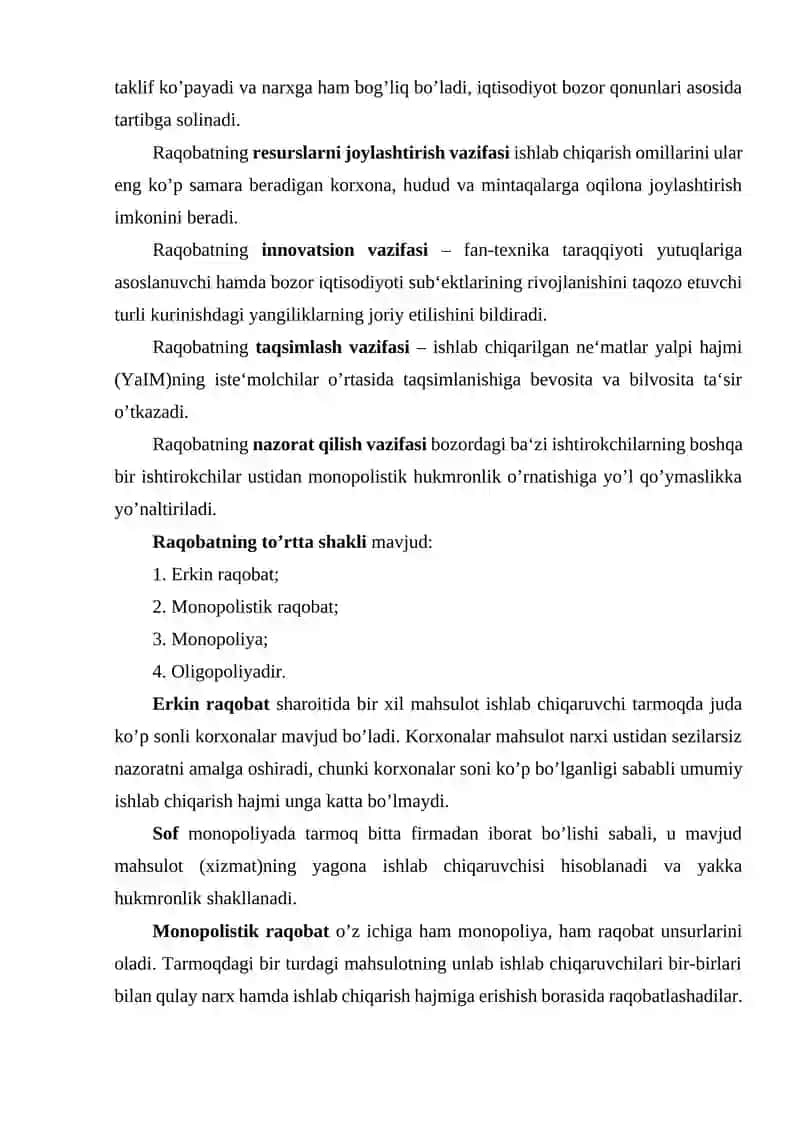 RAQOBATNING ASOSIY SHAKILLARI VA USULLARI 3