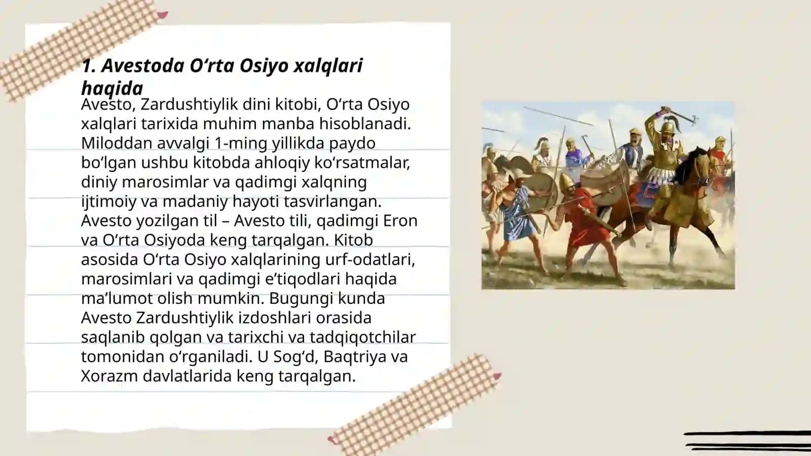 Avestoda Oʻrta Osiyo xalqlari haqida 3