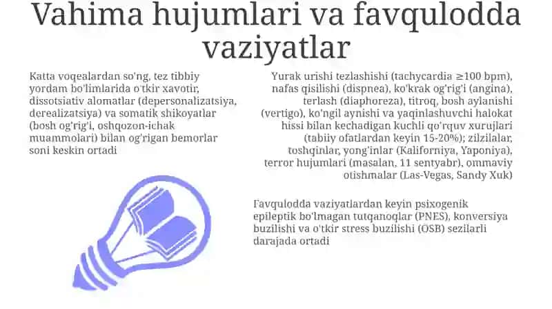 Favqulodda Vaziyatlarda O'tkir Stress Reaksiyasi va Psixopatologiya 3