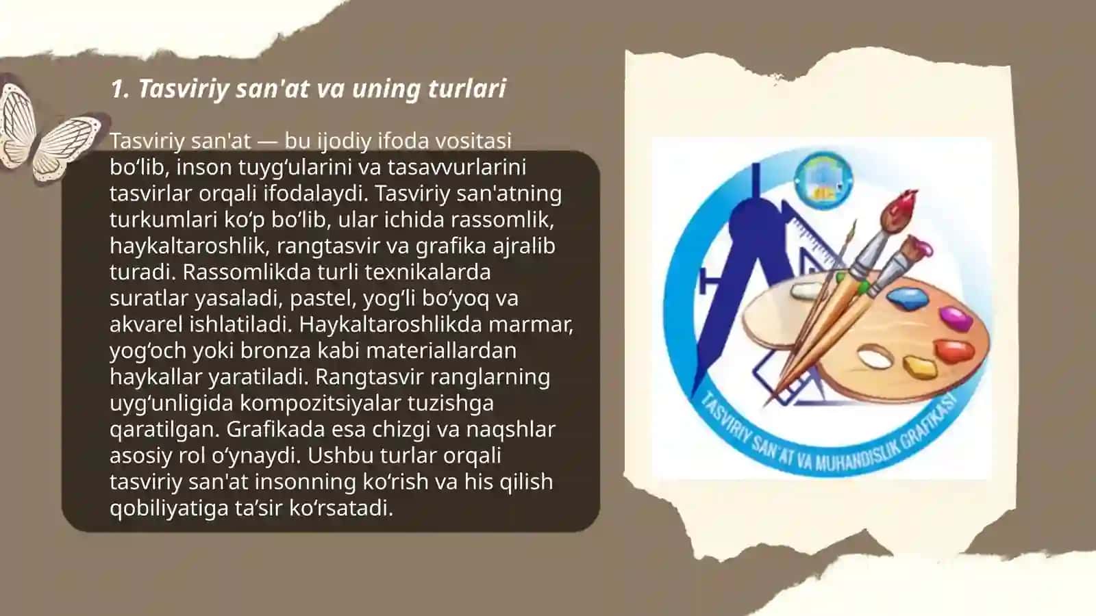 Tasviriy san'at va uning turlari 3
