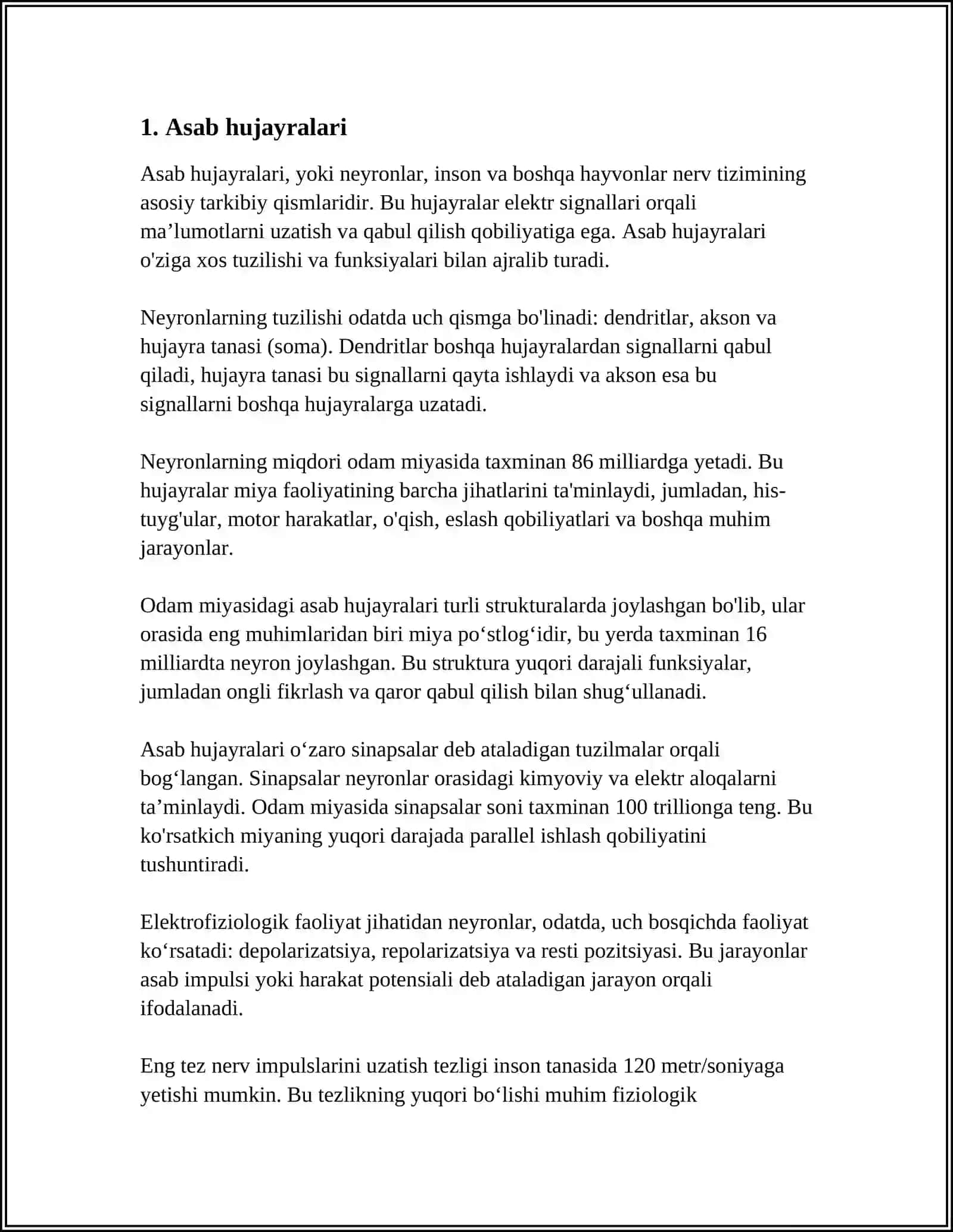 NERV TOLALARI FIZIOLOGIYASI 3