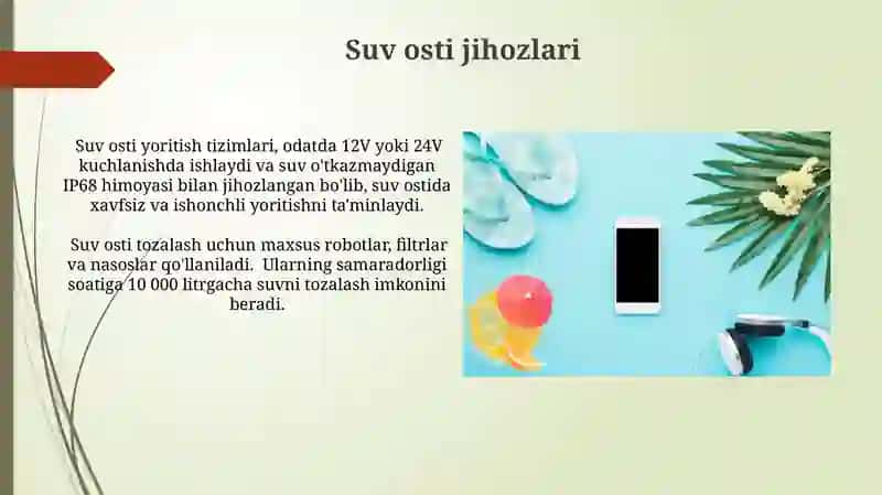 Suzish suv xavzasining anjomlari va jihozlari 3