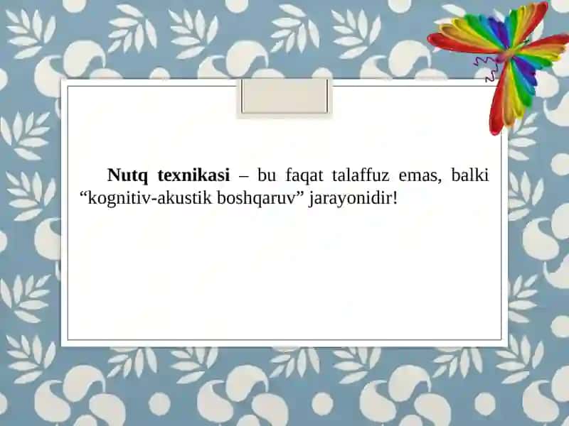 O‘qituvchining nutq texnikasi va notiqlik madaniyati 3