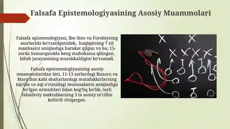 Falsafaning bilish nazariyasi: asosiy muammolari va yo'nalishlari 3