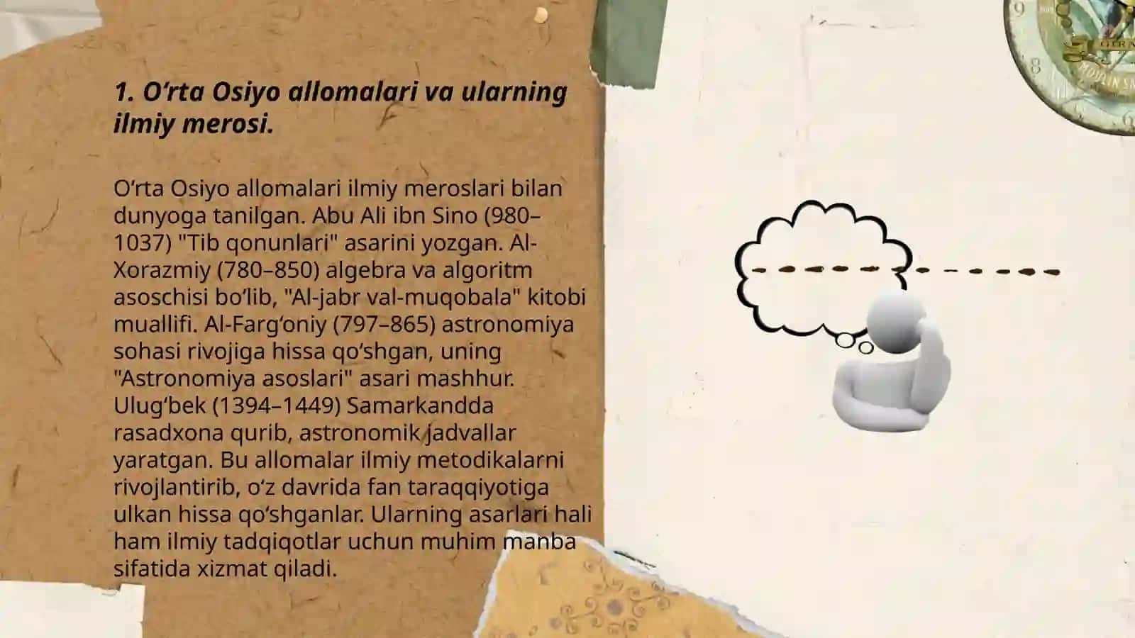 O‘rta Osiyo allomalari va ularning ilmiy merosi 3
