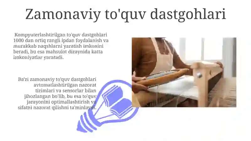 Zamonaviy to'quv dastgohlari 3