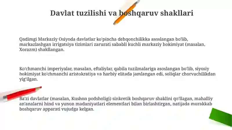 Qadimgi O‘rta Osiyodagi siyosiy g’oyalar 3