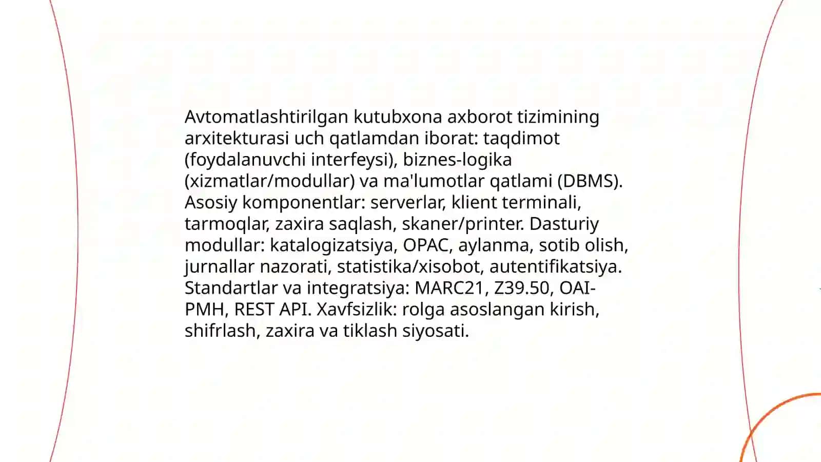 Avtomatlashtirilgan kutubxona axborot tizimlari 3