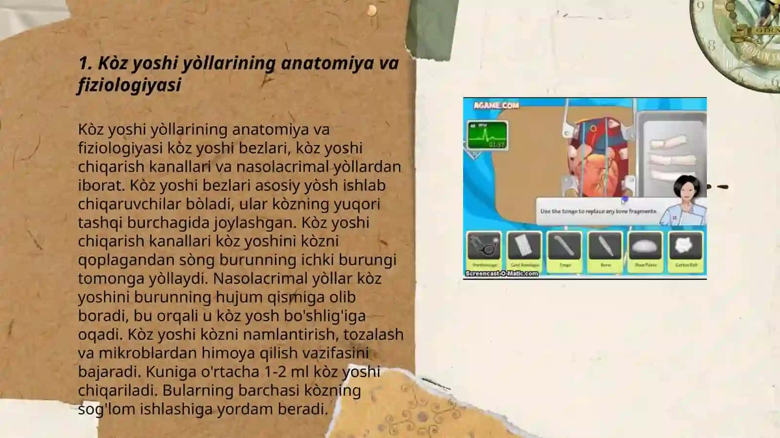 Kòz yoshi yòllarining jarrohlik usullari 3
