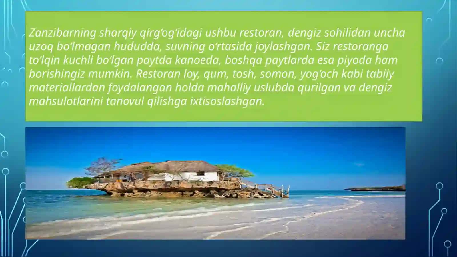 Dunyodagi eng noan'anaviy restoranlar 3