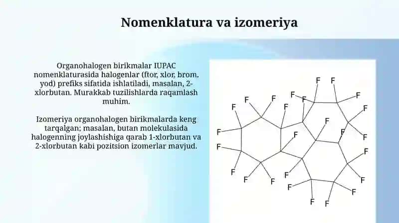 Organohalogen birikmalar 3