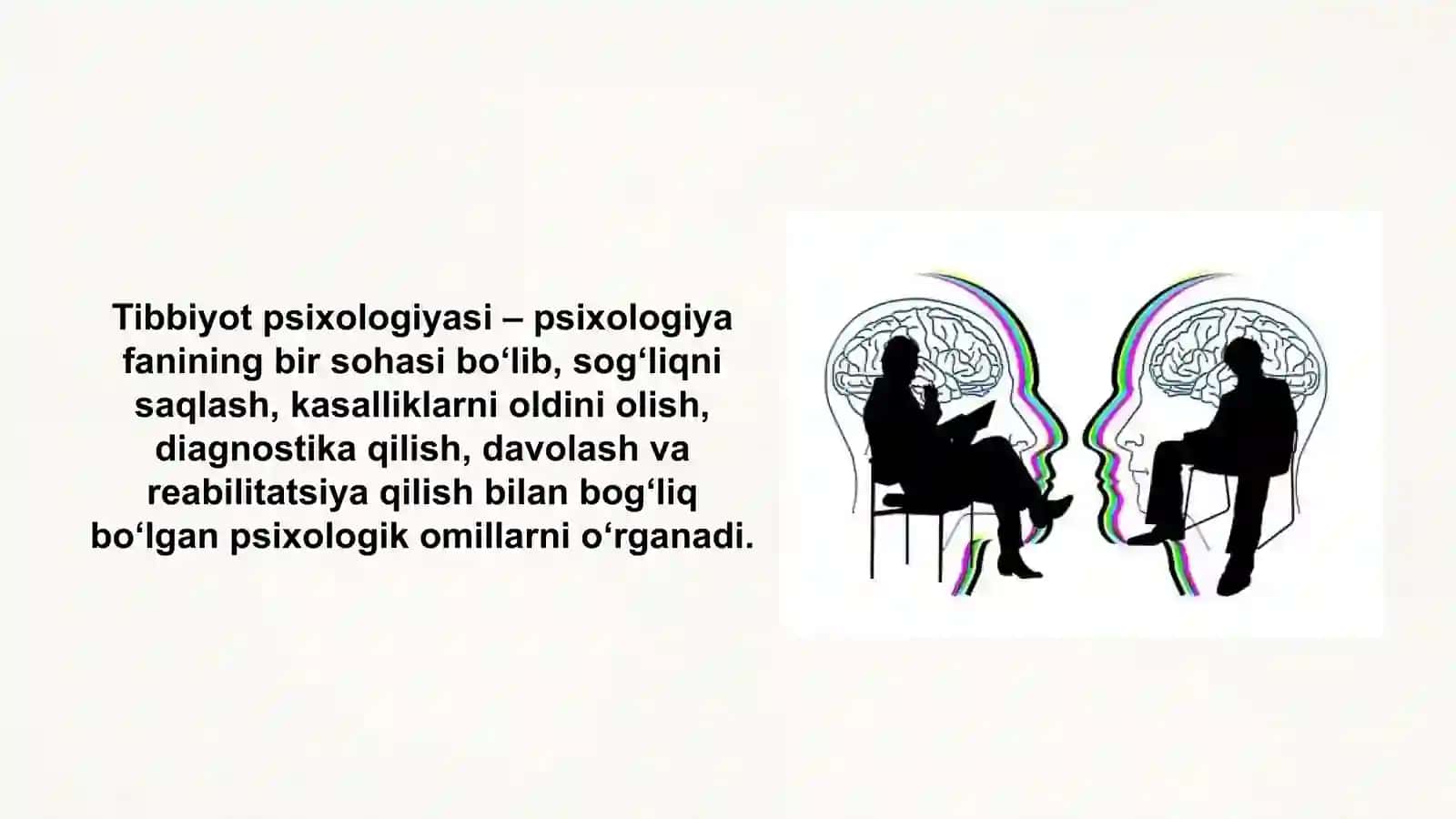 Tibbiyot psixologiyasi fani tarixi 3