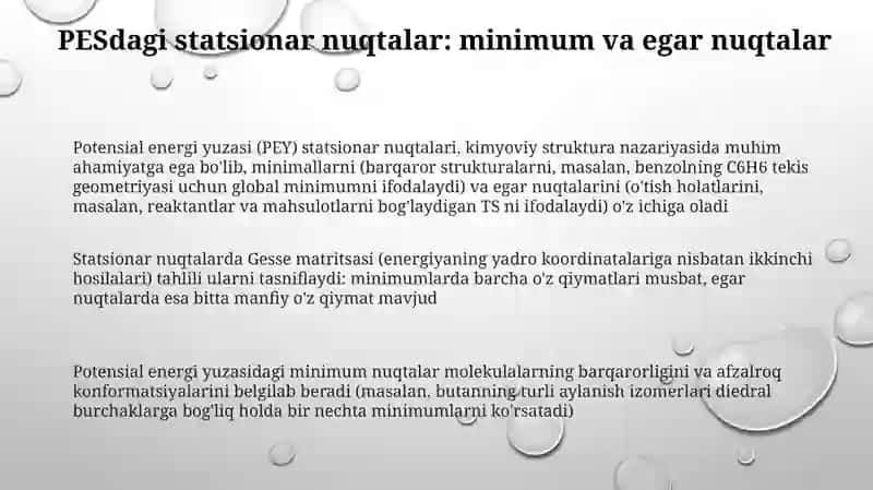 Potensial energiya sirtining ro'li 3