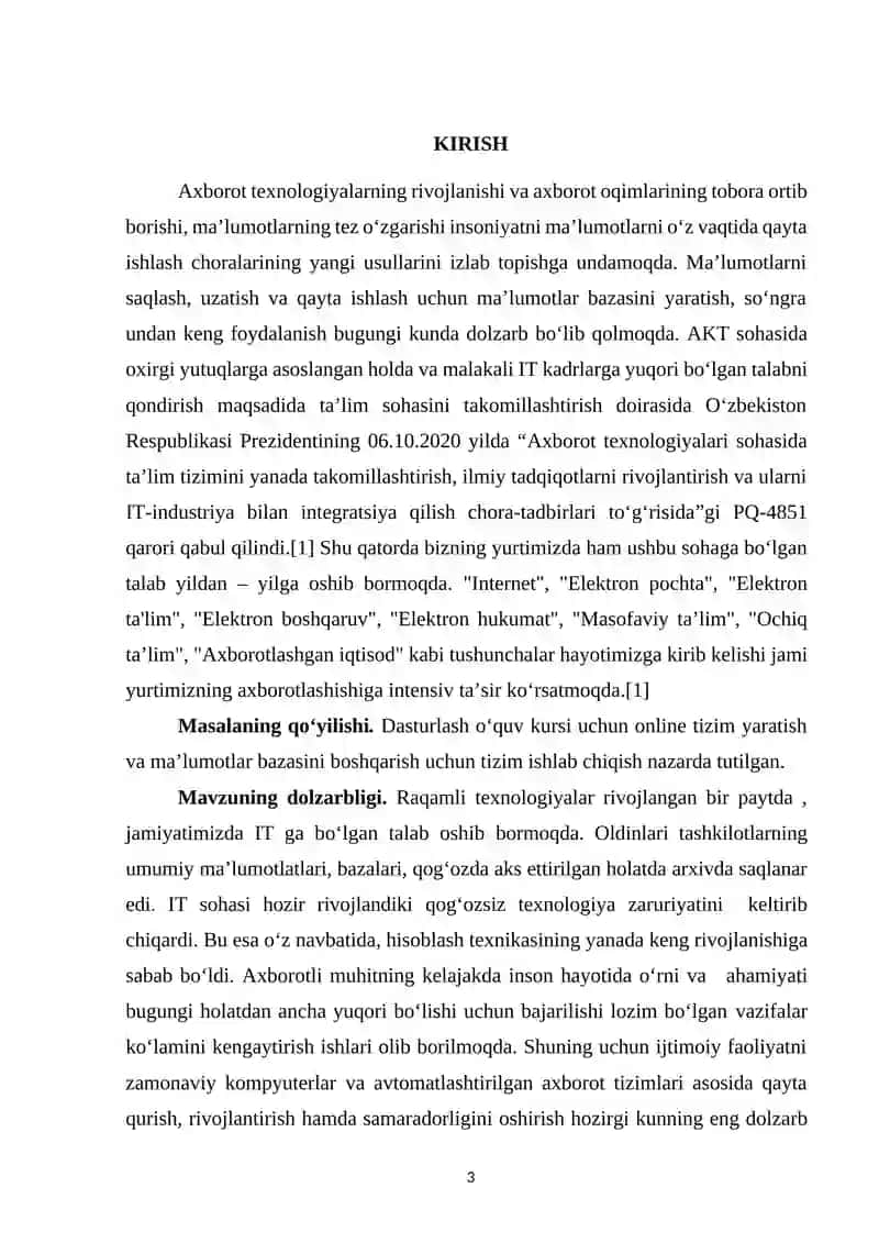BITIRUV MALAKAVIY ISHI 3