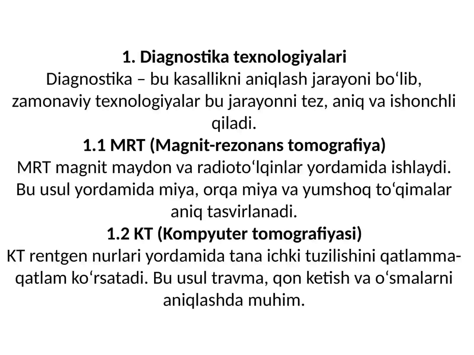 Zamonaviy tibbiyot texnologiyalari 3